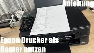 Epson Drucker als Router nutzen (WIFI direkt) kabellos drucken mit App Verbindung Epson XP-2100 WIFI