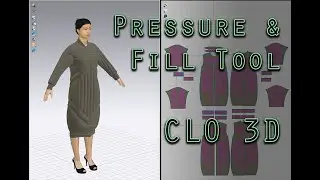 How to Use Pressure & Fill Tool in CLO 3D