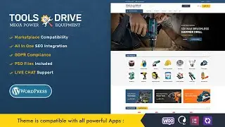 ToolsDrive WooCommerce Theme - TemplateTrip