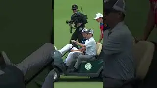 Cameraman KEEPING UP with Viktor Hovland 👏 (via CBS Sports, @pgatour/IG) #shorts