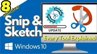 New Snipping Tool Windows 10 - Snip and Sketch