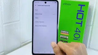 How To Change Screen Lock On Infinix Hot 40i