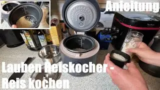 Reis kochen mit Lauben Low Sugar Rice Cooker Reiskocher - Kalorienarmen Reis zubereiten Anleitung