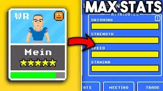 The BEST WR POSSIBLE On Retro Bowl Gameplay! (MAX STATS)