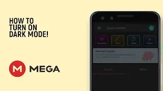 How to Turn ON Dark Mode in Mega [EASY]