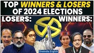 Election Results 2024: Top Winners and Losers of Lok Sabha 2024 | Modi Vs Rahul | Oneindia News