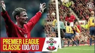 PL Classics | Sheringham hat-trick puts Saints to the sword | Man Utd 5-0 Southampton (00/01)