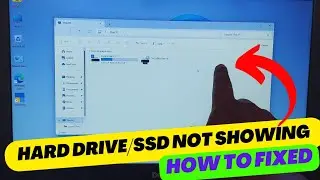 Hard Drive/SSD Not Showing In Computer | Only C Drive Showing In PC After Installing Windows 11- Fix