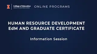 Online Programs - Human Resource Development EdM and Graduate Certificates