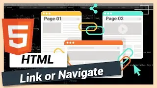 How to Link or Navigate Between Pages | HTML and CSS Tutorial