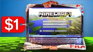 $1 LAPTOP Vs Minecraft...