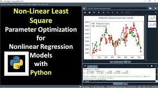 Python Nonlinear Least square|Non linear regression models| Parameter Estimation