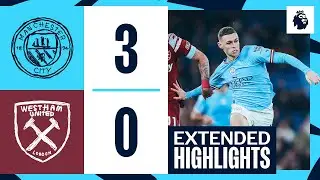 EXTENDED HIGHLIGHTS | Man City 3-0 West Ham | ANOTHER record for Haaland and 1000 goals under Pep!