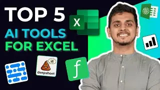 5 Best AI Tools To 10x Your Excel Work Speed : AI in Excel | Be10x