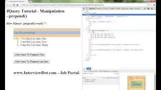 JQUERY PREPEND METHOD DEMO