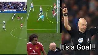 VAR  😱 - Garnacho goal Not LEGIT?!  Manchester United vs Brighton !! Zirkzee's touch unintentional