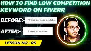 How to find low competition keywords on Fiverr 2022 | low competition keyword research on Fiverr