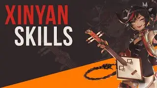 GENSHIN IMPACT: Xinyan Skills