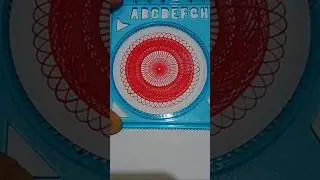 Satisfying spirograph art | easy drawing #shorts #ytshorts #spirograph #drawing