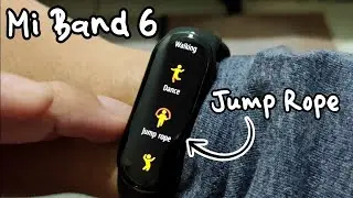 MI BAND 6: Jump Rope Workout testing ~