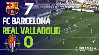 FC Barcelona 7-0 Valladolid | LaLiga 24/25 | Simulación/Recreación eFootball