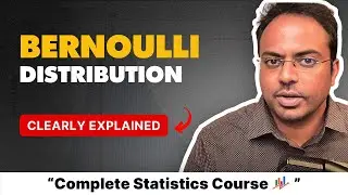 Bernoulli Distribution Clearly Explained | #24 in Statistics for Data Science