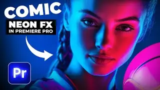 Comic Style Neon VIDEO Effect Tutorial in Premiere Pro