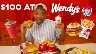 Trying $100 Worth Of Menu Items At Wendy's (New Breakfast Items!)