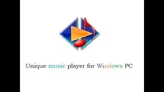 Unique music player for Windows PC