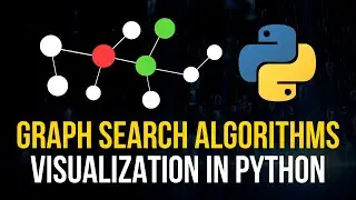 Graph Search Visualization in Python (BFS and DFS)