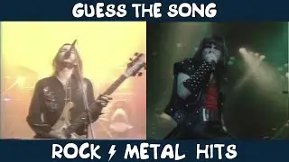 Угадай хиты зарубежного рока | GUESS THE SONG | ROCK & METAL MUSIC QUIZ