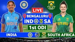 India Women vs South Africa Women 1st ODI Live Match | IND W vs SA W 1st ODI Live Match Today