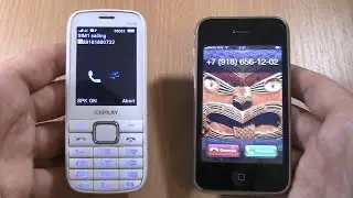 Incoming call & Outgoing call at the Same Time   Explay TV240 +Iphone 3G