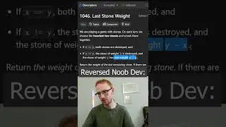 Reversed O(n^2) Developer vs Skilled Heap O(n log n) Engineer on Last Stone Weight, Leetcode 1046