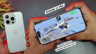 iPhone 15 Pro PUBG Test 2024 🔥 | iPhone 15 Pro BGMI Test, Heating & Battery Test | Pubg Gameplay |