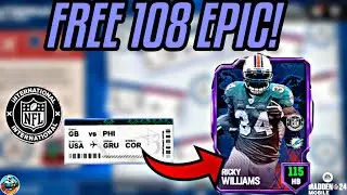 HOW TO CLAIM A FREE 108 INTERNATIONAL EPIC RIGHT NOW! DO THIS! Madden Mobile 25