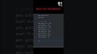 Let's use Python to make a Smiley face emoji 😄 🐍