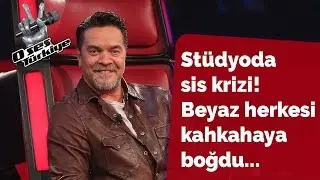 Stüdyoda sis krizi! Beyaz herkesi kahkahaya boğdu... | O Ses Türkiye 2018