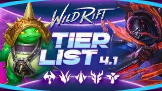 ¡LA TIER LIST DE WILD RIFT EN EL 4.1! LOS MEJORES CAMPEONES EN CADA POSICIÓN | Navalha