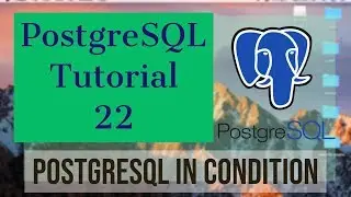 PostgreSQL Tutorial for Beginners 22 - PostgreSQL IN Condition