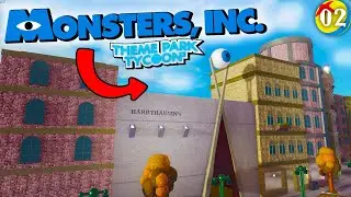 Building a MONSTERS INC Themed Area! | Pixar's Adventure Park • #2