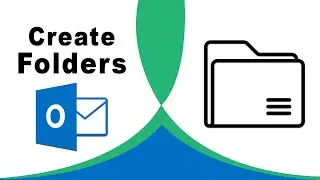 How to create folders in outlook desktop app