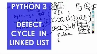 Linked List Cycle Detection Python 3