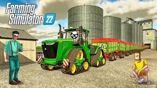 НЕМНОГО ПЕРЕБОРЩИЛИ С КАРТОШКОЙ.. ОНА НЕ ВЛАЗИТ В ПОЕЗД! FARMING SIMULATOR 22