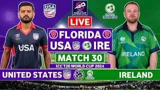 United States vs Ireland Live Match | USA vs IRE Live Match Today | ICC T20 World Cup Live Match