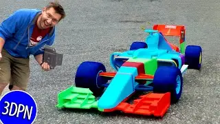 Worlds Largest OpenRC F1 3D Printed RC Car - IT DRIVES!