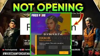 Free fire Code is Invalid Problem|Free fire Code is Invalid Error|Free fire Code is Invalid Problem