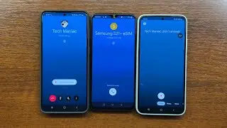 Samsung S21+ vs S22+ Google Duo vs SkyPhone vs Zangi Outgoing Calls to OnePlus 6T. Who's First? 📞 📲