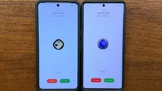 Google Pixel 8 Pro vs Pixel 7 Pro Default DPI vs 600 DPI Google Dialer Layout Incoming Call