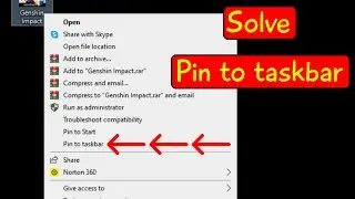 Pin to taskbar not working windows 11 10 | cannot pin apps to taskbar